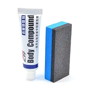 WowObjects 1Pc Car Scratch Repair Polishing Scratch Remover Cream Compound Polishing with Sponge