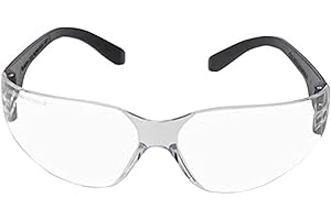 JSP Junior Stealth 7000 Schutzbrille – Klare HC Linse – Antikratz & Beschlagschutz – EN166 zertifiziert – (Modell: ASA918-321-100)