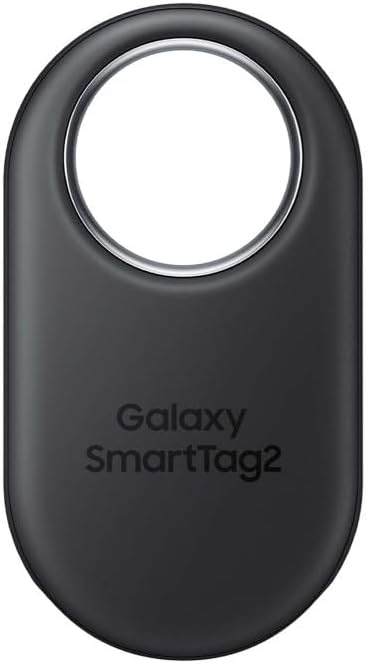 Samsung Galaxy SmartTag2 Bluetooth Tracker (1 Pack), Compass View AR, Find Lost Mode, Black