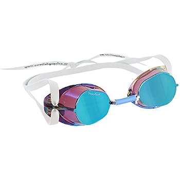 Lunettes De Natation Suédoises Malmsten - Kit à Monter Soi-même - Verres Bleus Anti-UV, Joints Silicone/latex - 2