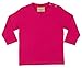 Larkwood Babies Long Sleeve Cotton T Shirt Fuchsia 0-6