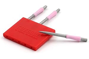 CUESOUL Touch Point II Punta de Acero de Repuesto para dardo, Puntas de Acero, Paquete de 3 Piezas