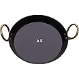 A S Heavy Base Iron Flat Kadai/Tavi/Fry Pan/Tai for Making jalebi, dal tadka, etc. (16 inch 40 CM 5 Liter)