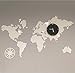 Produktbild YALI YL Wanduhr/Weltkartenuhr Acrylmaterial stille Bewegung 110 * 70cm (43.3 * 27.5 in) Precision