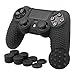 Produktbild Kofun Schutzhülle für Dualshock 4 PS4-Controller-Joystickkappen, 9-in-1-Anti-Slip-Silikonhülle + 8 Thumbsticks-Kappen für PS4-Gamepad-Controller