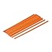sourcingmap® Chinese Traditional Home Kitchen Lunch Chopsticks Gift 10 Pairs Orange