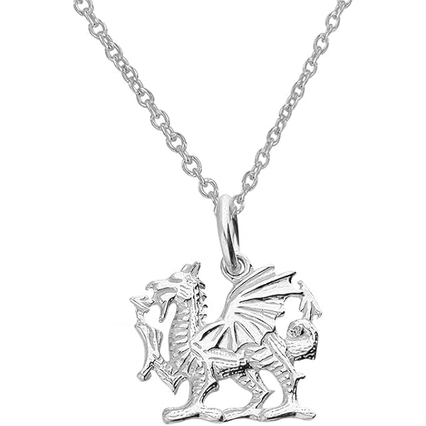 Welsh Dragon Pendant, Wales One Pound Coin Hand Cut,7/8" In - Foto 3