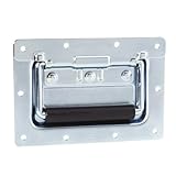 Klappgriff in Einbauschale ah Hardware 34102 Klappgriff mittel gefedert in großer Einbauschale