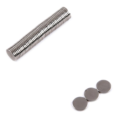 tinxi® 50 Stück N42 starke Neodym Magnete 8 x 1 mm runde Scheiben super Power Magnete - 2