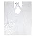 100 PCS 60 x 90cm Plastic Disposable Waterproof Hair Salon Barber Cape Hair Cutting Hairdressing Shoulder Capes