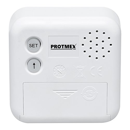 VLike 4 in eins wecker temperatur uhr 4 in 1 Funktion Wecker Digital mit der Zeit, Kalender/Timer/Temperatur/Alarm-Zähler, Ausstellung im Winkel 4, funktioniert mit Batterie, einfache Befestigung Uhren (Batterie nicht inkl.) (Weiß) - 3