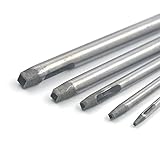 Metall Punch Cutter Stahl Werkzeug Hollow Loch, quadratisch Leder Gürtel Armbanduhr Band 1 mm 2 mm 3 mm 4 mm 5 mm