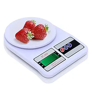 DGARYS Kitchen Weight Machine Digital Scale 10kg Electronic Weighing Scale for Home