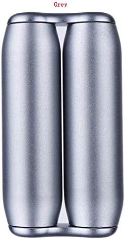 Decompression Stick Fingertip Roller Decompression Artifact Aluminum Alloy Hand Massage Toys Children's Gifts Adult Toys (Silver)