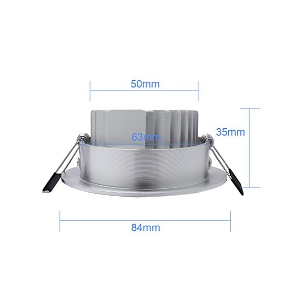 4 x Auralum® LED Recessed Light Spotlight Fitting - Image 4