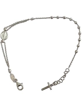 Rosenkranz der Wunderbaren Medaille Armband - 925 Sterling Silber