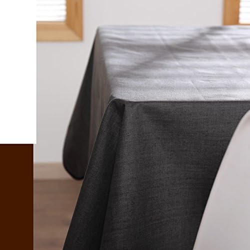 TRE [Waterproof linen tablecloth]/Cotton linen textured bi-color linen cloth and waterproof linen tablecloth-F 80x120cm(31x47inch)
