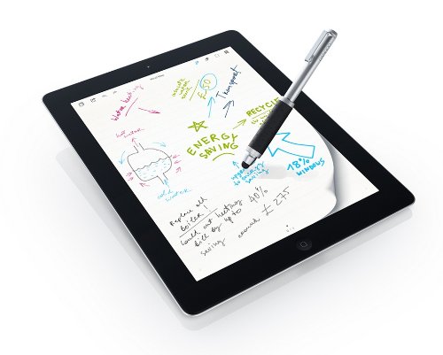 Wacom Bamboo Stylus pocket CS-200 Eingabestift (ausziehbar für iPad, Smartphones & Tablet-PCs) silber/schwarz - 5