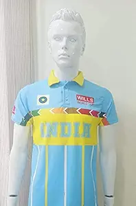 GENERIC India 1996 World Cup Jersey - Half Sleeves