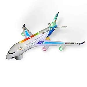 Msp Air Bus Light with Music Bump and Go(White)