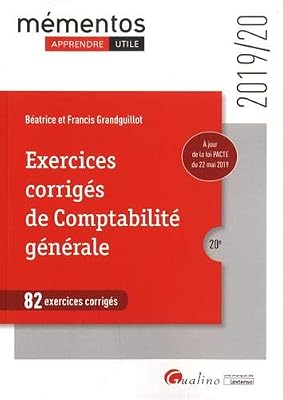 Gualino Exercices corrigés de comptabilité générale : 82 exercices corrigés