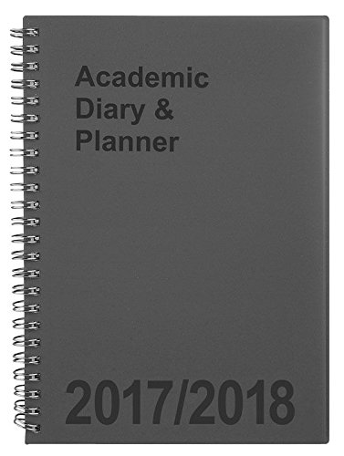Tiger Agenda scolaire 2017–2018 Student Planner Agenda hebdomadaire au métallique double – Gris fumée (Noir) x 1 simple gratuit Tiger Agenda scolaire 2017–2018 Student Planner Agenda hebdomadaire au métallique double – Gris fumée (Noir) x 1 simple gratuit