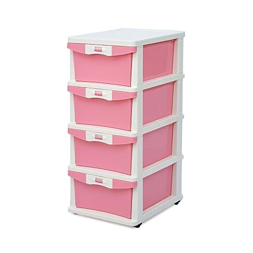 Nilkamal Chester24 Standard Square Size Pink (Plastic)