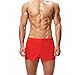 Produktbild QHY Hosen, Shorts Schnelltrocknende DREI-Punkte-Sporthose, Lauftraining Dünne und leichte, atmungsaktive Taschen,Red,XXL