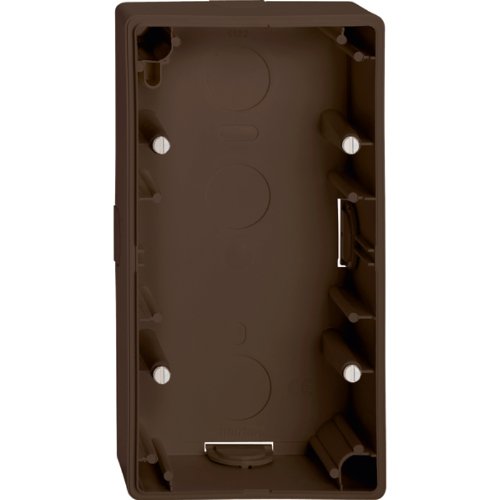 Preisvergleich Produktbild Merten 512215 Aufputz-Gehäuse, 2fach, dunkelbrasil, M-SMART, M1, ARTEC, OCTOCOLOR