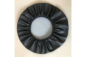 ZZDZW Fodera per Sgabello Rotondo in Pelle PU Girevole poggiapiedi Regolabile Copertura per Sgabello da Bar Copri Sgabello da Lavoro Copri Sedia da Disegno di Lavoro Rotondo Coprisgabello