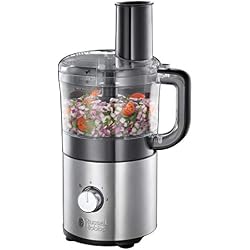 Russell Hobbs 25280-56 Robot Cuisine Multifonction Compact Home, Plus Petit, Plus Puissant, Hâche, Mixe, Tranche et Râpe, Compatible Lave-Vaisselle