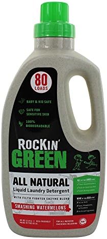 Rockin' Green - All Natural Liquid Laundry Detergent 80 Loads Smashing Watermelons - 60 oz.