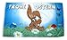 Produktbild Fahne / Flagge Frohe Ostern Schmetterlinge 90 x 150 cm Fahnen Flaggen
