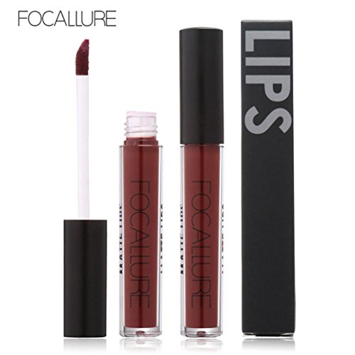 Yogogo Neue Art und Weise Lippenstift Kosmetik Frauen sexy Lippen Metallic Lip Gloss - 2