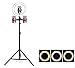 Produktbild IV-ydzxx 10-Zoll-Ringlicht Mit Stativ Und Handyhalter Für Live-Stream-Make-Up, LED-Kamera-Ringlicht Für Videofotografie Für 3 Mobiltelefone
