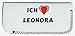 Produktbild Brillenetui mit Ich liebe Leonora (Vorname/Zuname/Spitzname)