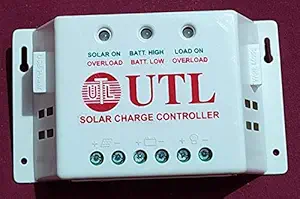 UTL Solar Charge Controller (PWM) 12V/24V, 10Amp with USB Charging Socket