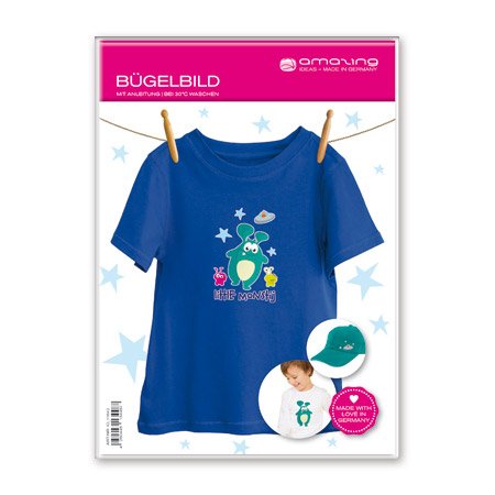 Preisvergleich Produktbild Bügelbild Little Monster 9tlg.