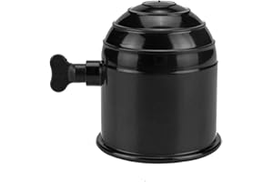 JUNERAIN Capuchon universel pour boule de remorquage de voiture - 50 mm - Pour remorque, accessoire de voiture, protection de boule d'attelage et de caravane avec bouton à vis