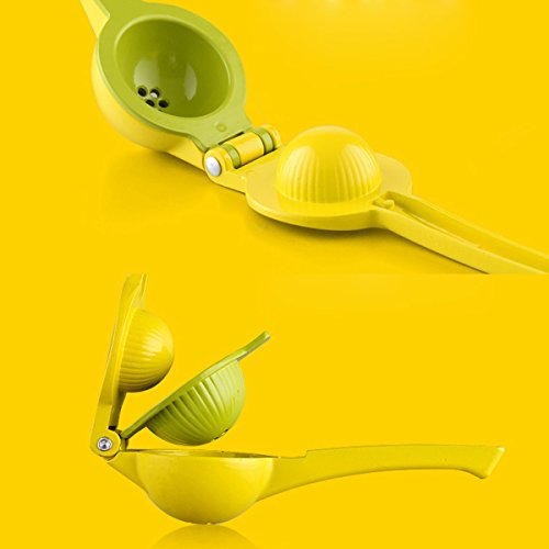 cmykzone Entsafter, manuelle Zitruspresse, Edelstahl, Schwere Pflicht, geeignet für Entsaften orange, Zitrone (rot) - 3