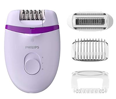 Philips Philips BRE275/00, Epilateur Satinelle Essential, Lumière Intégrée, 4 Accessoires