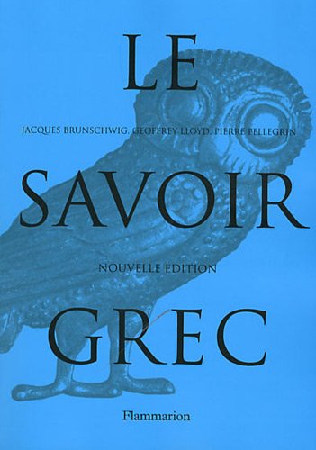 couverture de : Le savoir grec