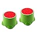 Produktbild Kunststoff kleine Hocker für Kinder Licht Low Set von 2 grünen Cartoon Bilder Wassermelone Rutschfeste 1LB 400g