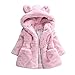 Produktbild Longra Baby Kinder Mädchen Winterjacke Wintermantel Steppmantel Steppjacke mit Ohr Kapuze Kinder Jacken Kaninchen Prinzessin Warm Winterparka Übergangsjacke Outwear(0-4Jahre) (120CM 4Jahre, Pink)