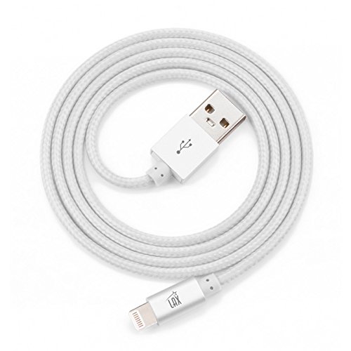 Apple Zertifiziertes Ladekabel, Apple Lightning, extra langes 3m Ladekabel, iPhone 7, 7, Plus, SE, 6s 6 Plus 5s 5c 5, iPad Pro Air 2, iPad mini 2 3 4, silber LAX Gadgets - 5