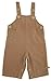 Loud + Proud Unisex Baby Fine Cord Dungarees - Organic Cotton, Beige - Beige (Schlamm ), 6-12 Months