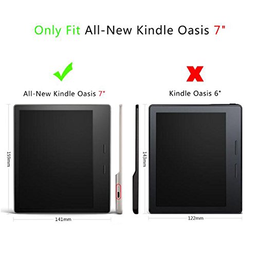 Zhuhaixmy Malerei Schlaf   Wach Leder Ledertasche f  r 7  All New Amazon Kindle Oasis 2017 9th Generation  Stil 1 