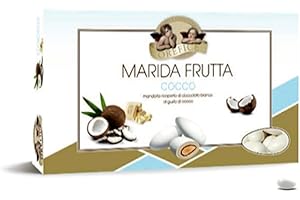 AROMATASTE Italienisch Hochzeitsmandeln für Gastgeschenke mit Weiß Schokolade und Kokosnuss Geschmack | 90 Stücke