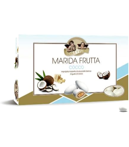 Taufmandeln 1 Kg – Gemischt Weiß & Zartblau Matt, Für Ca. 63–65 Gastgeschenke (à 5 Mandeln)