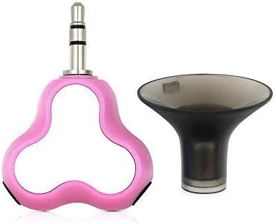 2-In-1 Headphone Splitter and Mobile Phone Holder, Tauren Universal Headset Earphone Audio Jack Splitter 3.5mm Male to 2 Port 3.5mm Female